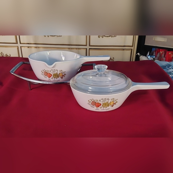 Corningware Kitchen Corningware French Spice Of Life Saucepans